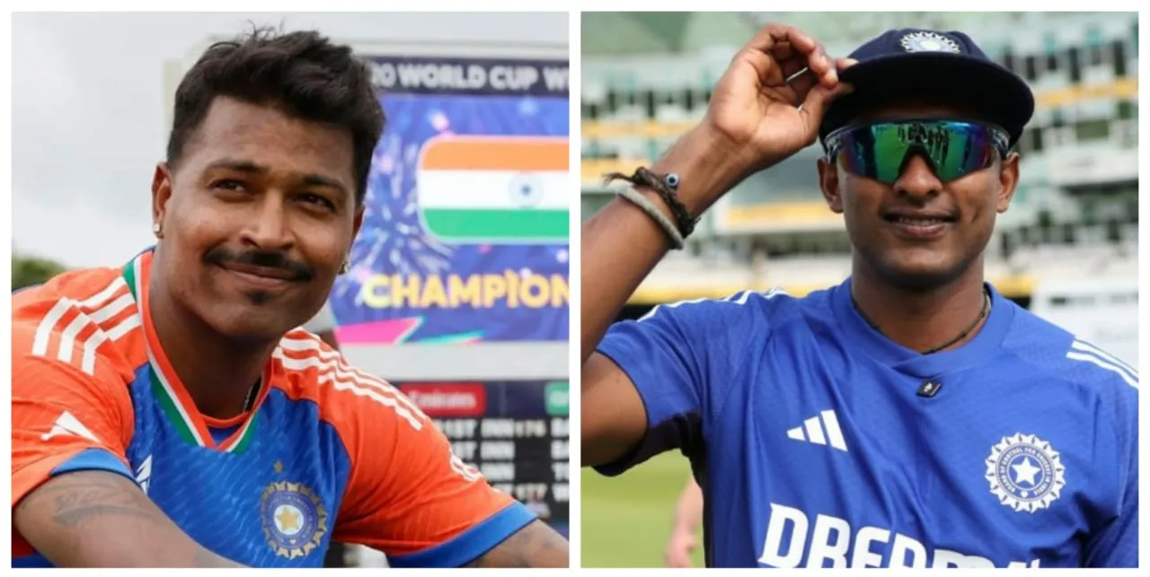Hardik Pandya Congratulates Sai Sudharsan 